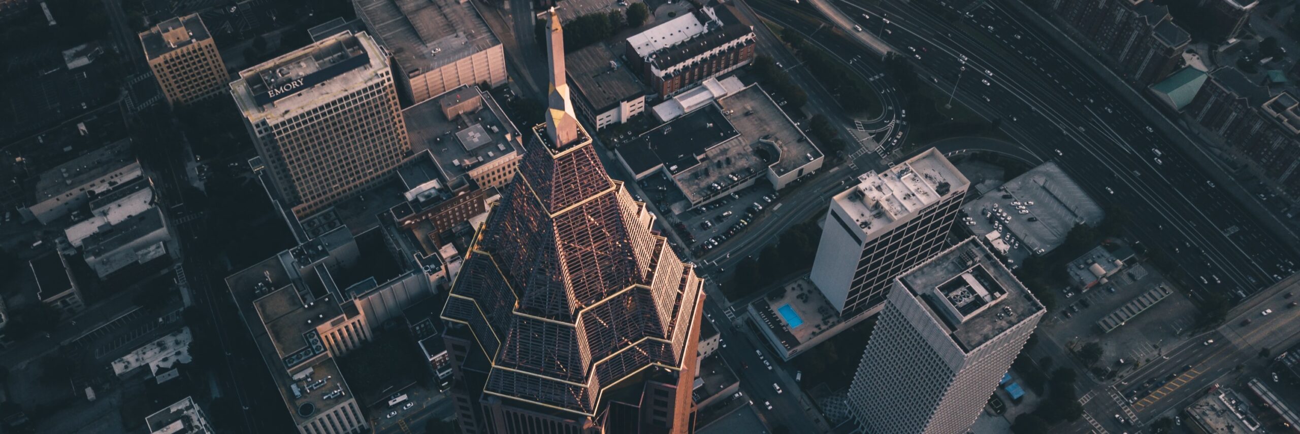 Aerial view of Atlanta GA